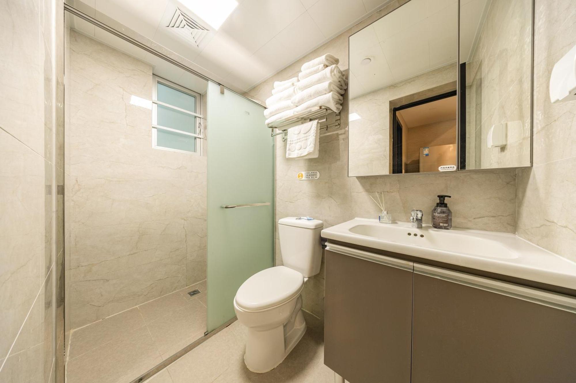 Aparthotel Boruisi Video And Audio Light House - Shenzhen Convention And Exhibition Center Gangxia Metro Station Esterno foto