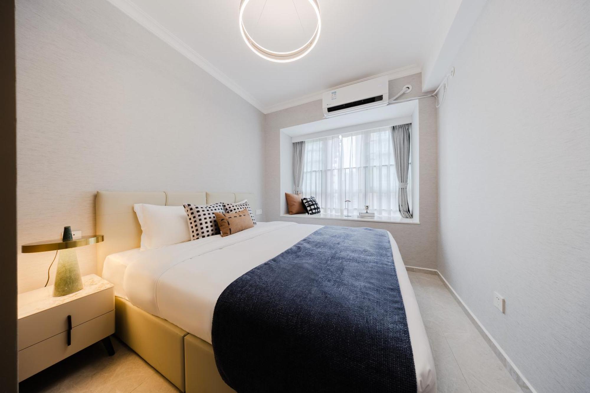 Aparthotel Boruisi Video And Audio Light House - Shenzhen Convention And Exhibition Center Gangxia Metro Station Esterno foto