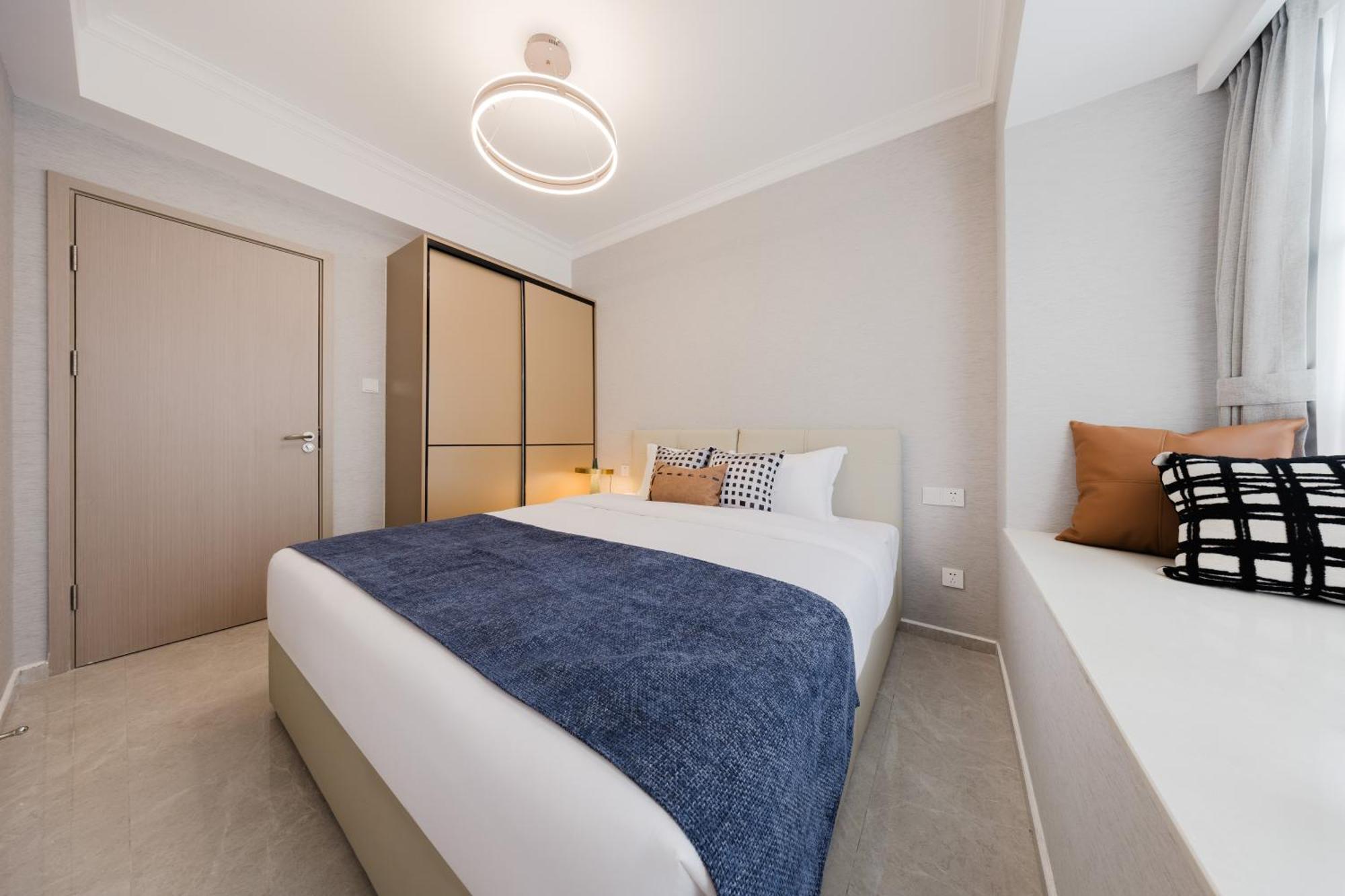 Aparthotel Boruisi Video And Audio Light House - Shenzhen Convention And Exhibition Center Gangxia Metro Station Esterno foto