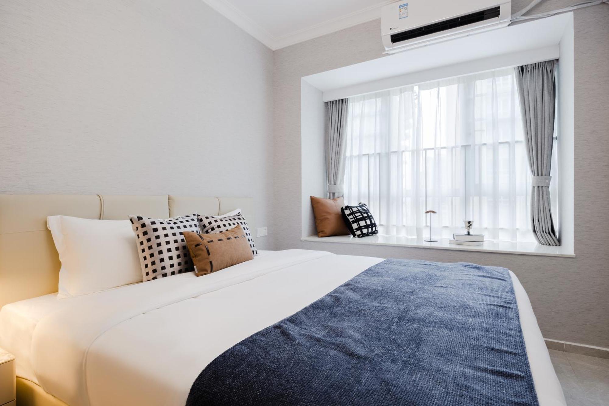 Aparthotel Boruisi Video And Audio Light House - Shenzhen Convention And Exhibition Center Gangxia Metro Station Esterno foto
