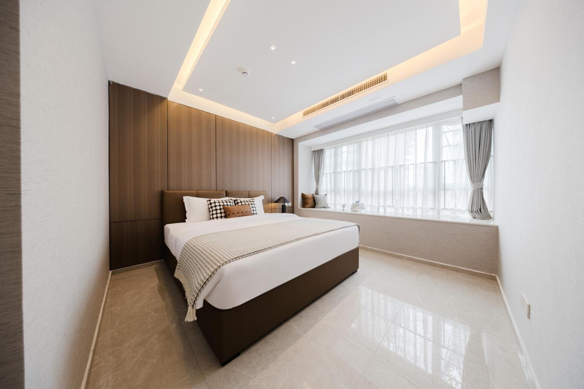 Aparthotel Boruisi Video And Audio Light House - Shenzhen Convention And Exhibition Center Gangxia Metro Station Esterno foto