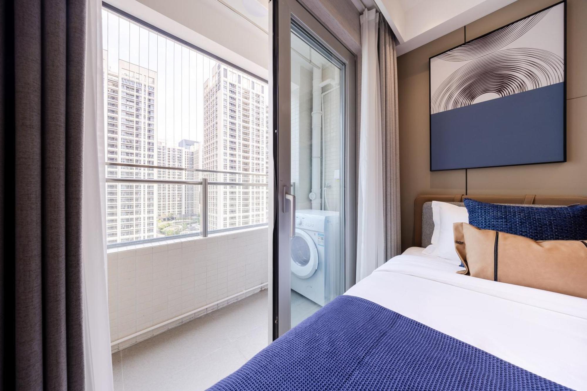 Aparthotel Boruisi Video And Audio Light House - Shenzhen Convention And Exhibition Center Gangxia Metro Station Esterno foto
