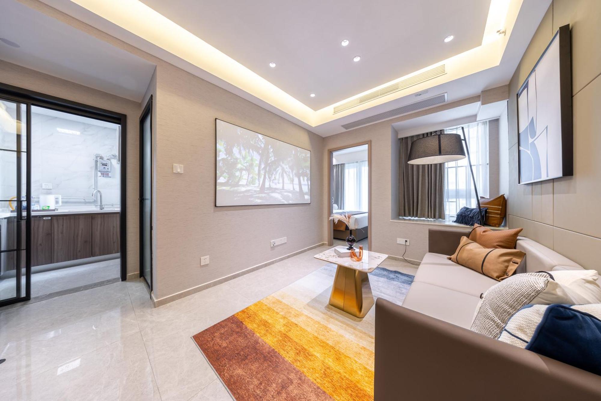 Aparthotel Boruisi Video And Audio Light House - Shenzhen Convention And Exhibition Center Gangxia Metro Station Esterno foto