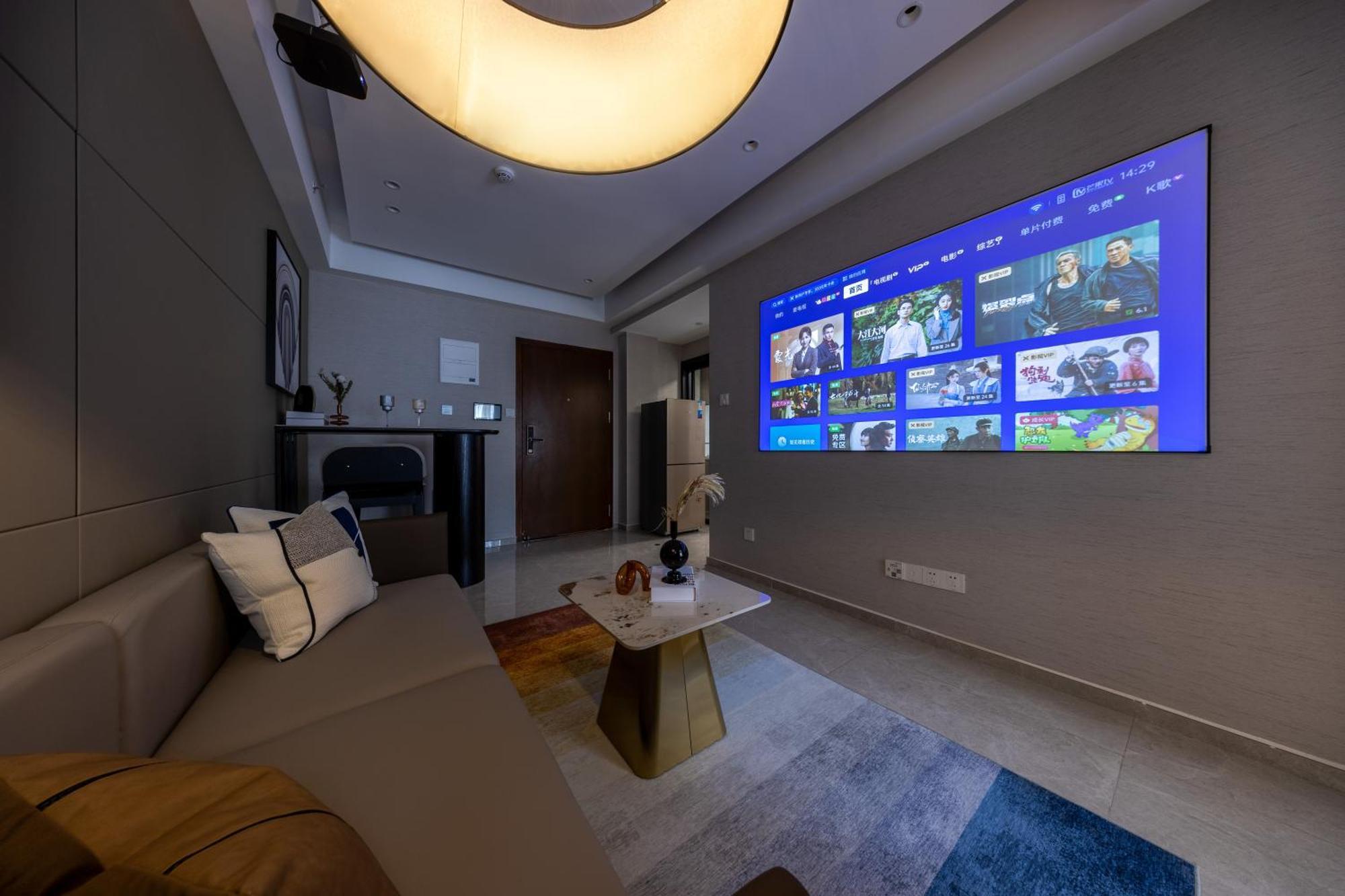 Aparthotel Boruisi Video And Audio Light House - Shenzhen Convention And Exhibition Center Gangxia Metro Station Esterno foto