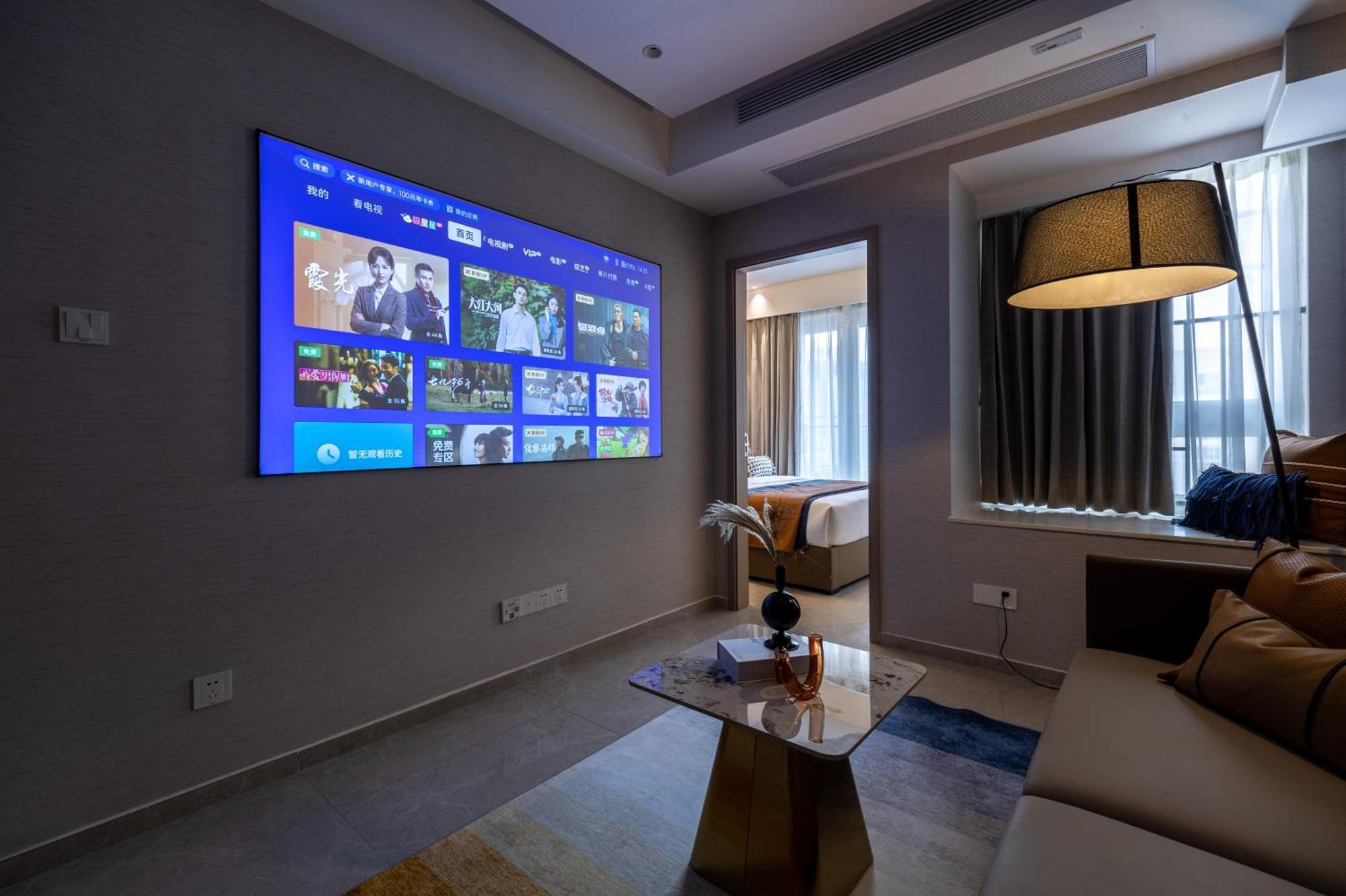 Aparthotel Boruisi Video And Audio Light House - Shenzhen Convention And Exhibition Center Gangxia Metro Station Esterno foto
