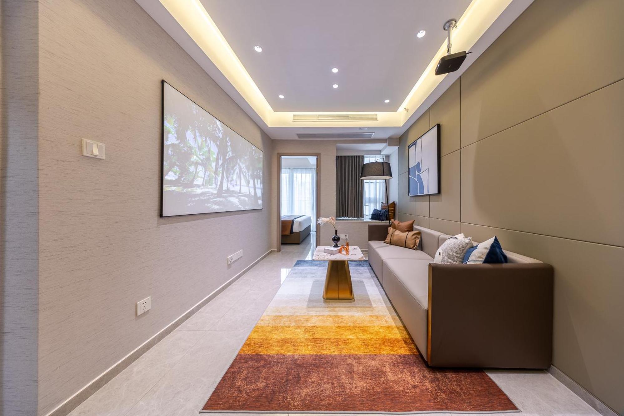 Aparthotel Boruisi Video And Audio Light House - Shenzhen Convention And Exhibition Center Gangxia Metro Station Esterno foto