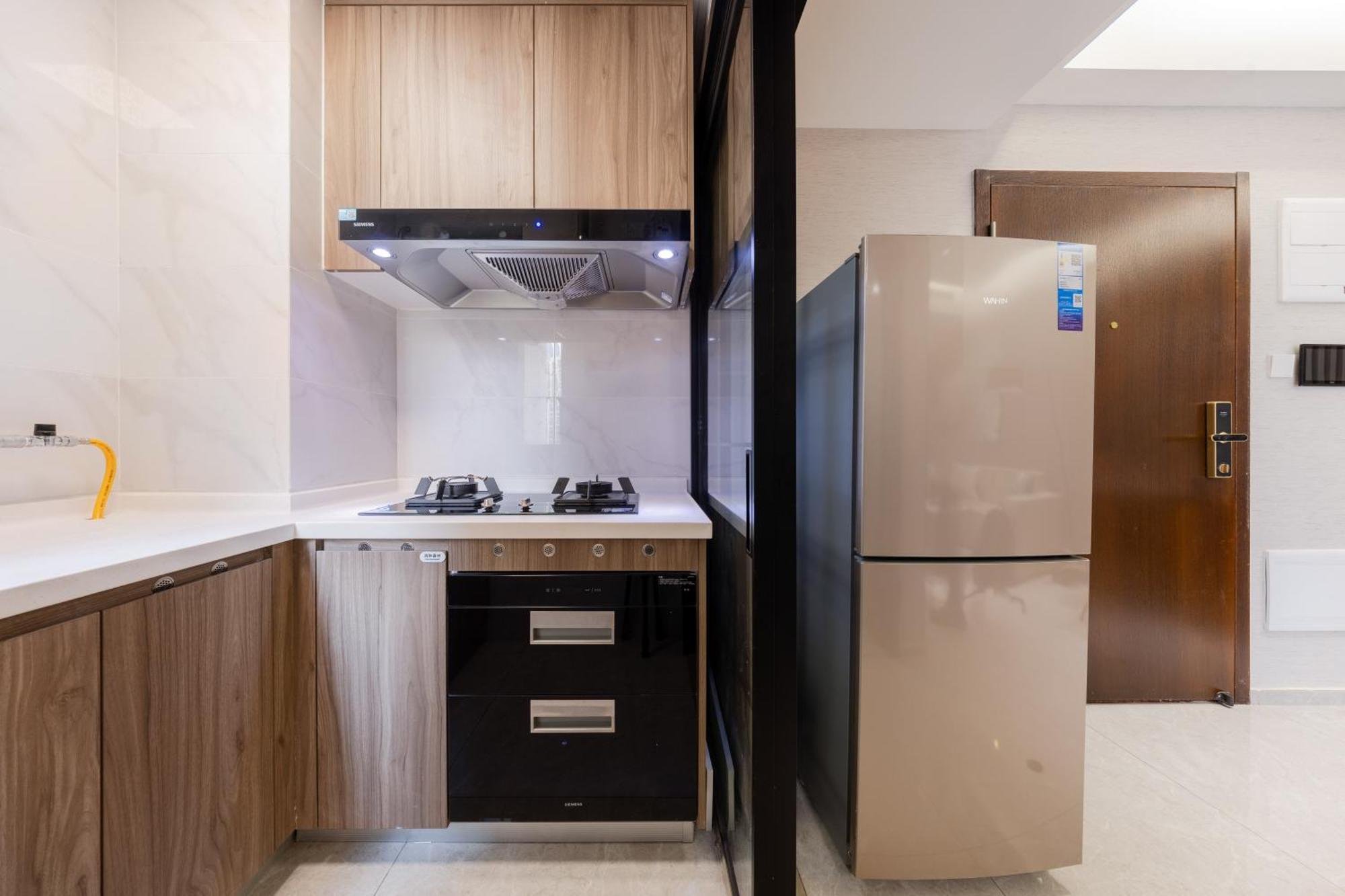 Aparthotel Boruisi Video And Audio Light House - Shenzhen Convention And Exhibition Center Gangxia Metro Station Esterno foto
