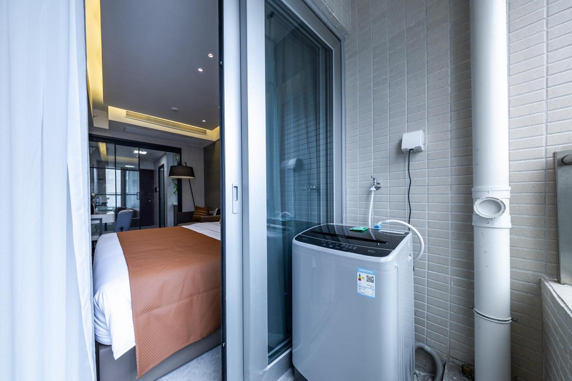 Aparthotel Boruisi Video And Audio Light House - Shenzhen Convention And Exhibition Center Gangxia Metro Station Esterno foto