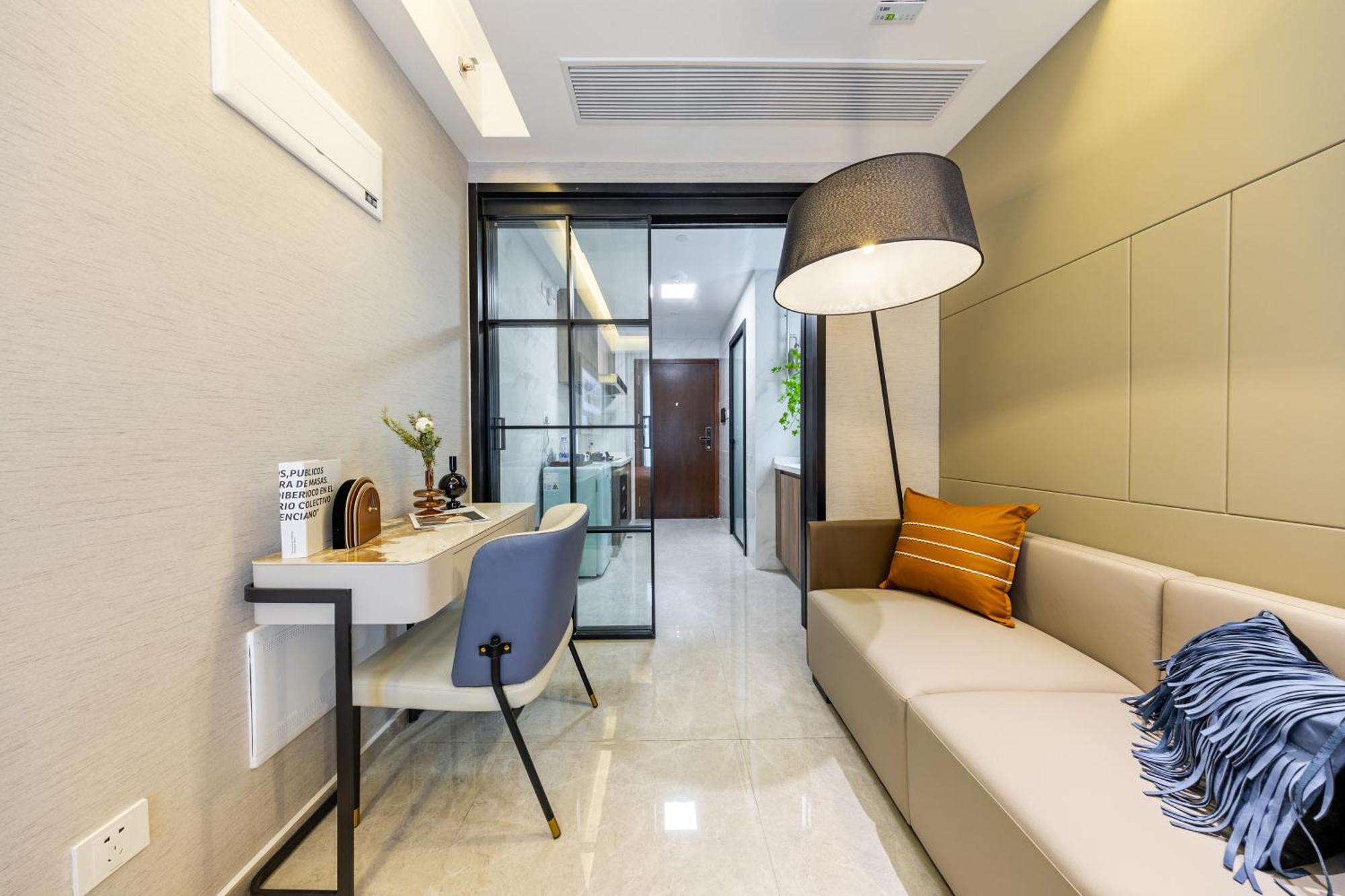 Aparthotel Boruisi Video And Audio Light House - Shenzhen Convention And Exhibition Center Gangxia Metro Station Esterno foto