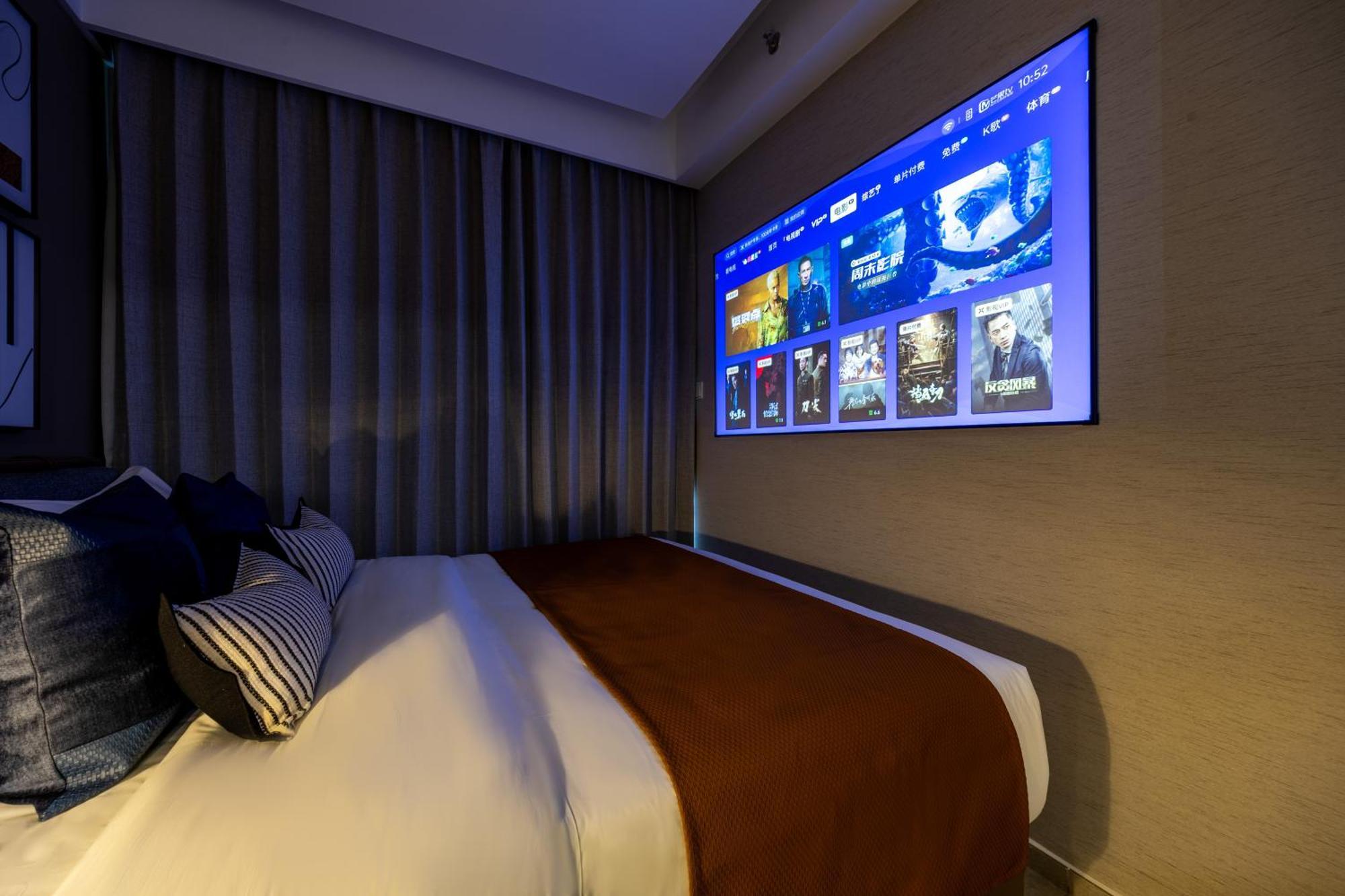 Aparthotel Boruisi Video And Audio Light House - Shenzhen Convention And Exhibition Center Gangxia Metro Station Esterno foto